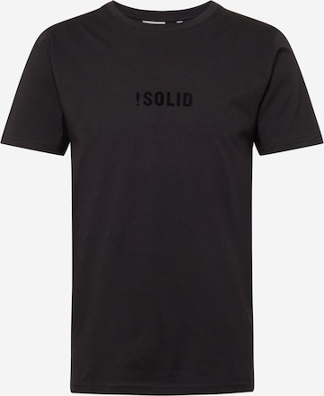 !Solid Shirt 'Daniels' in Black: front