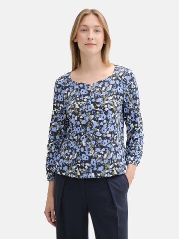 TOM TAILOR Blouse in Blauw: voorkant