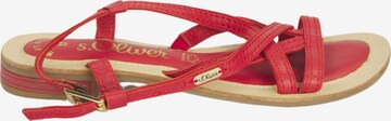 s.Oliver RED LABEL Sandals & High-Heeled Sandals in 37 in Red: front