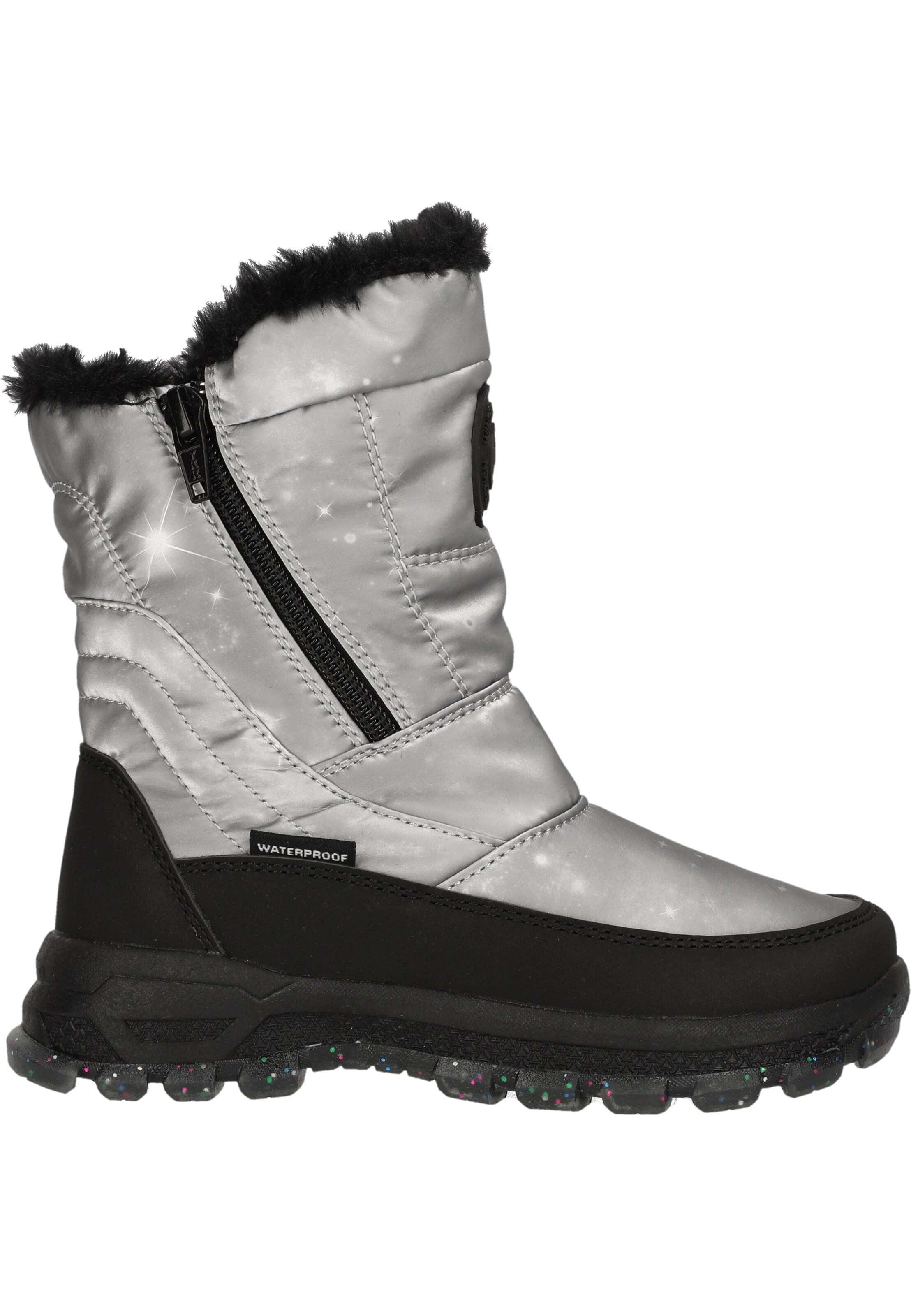 ZigZag Snowboots 'Lamia' in Silber