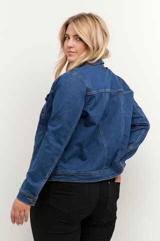 KAFFE CURVE Between-Season Jacket 'Vicka' in Blue