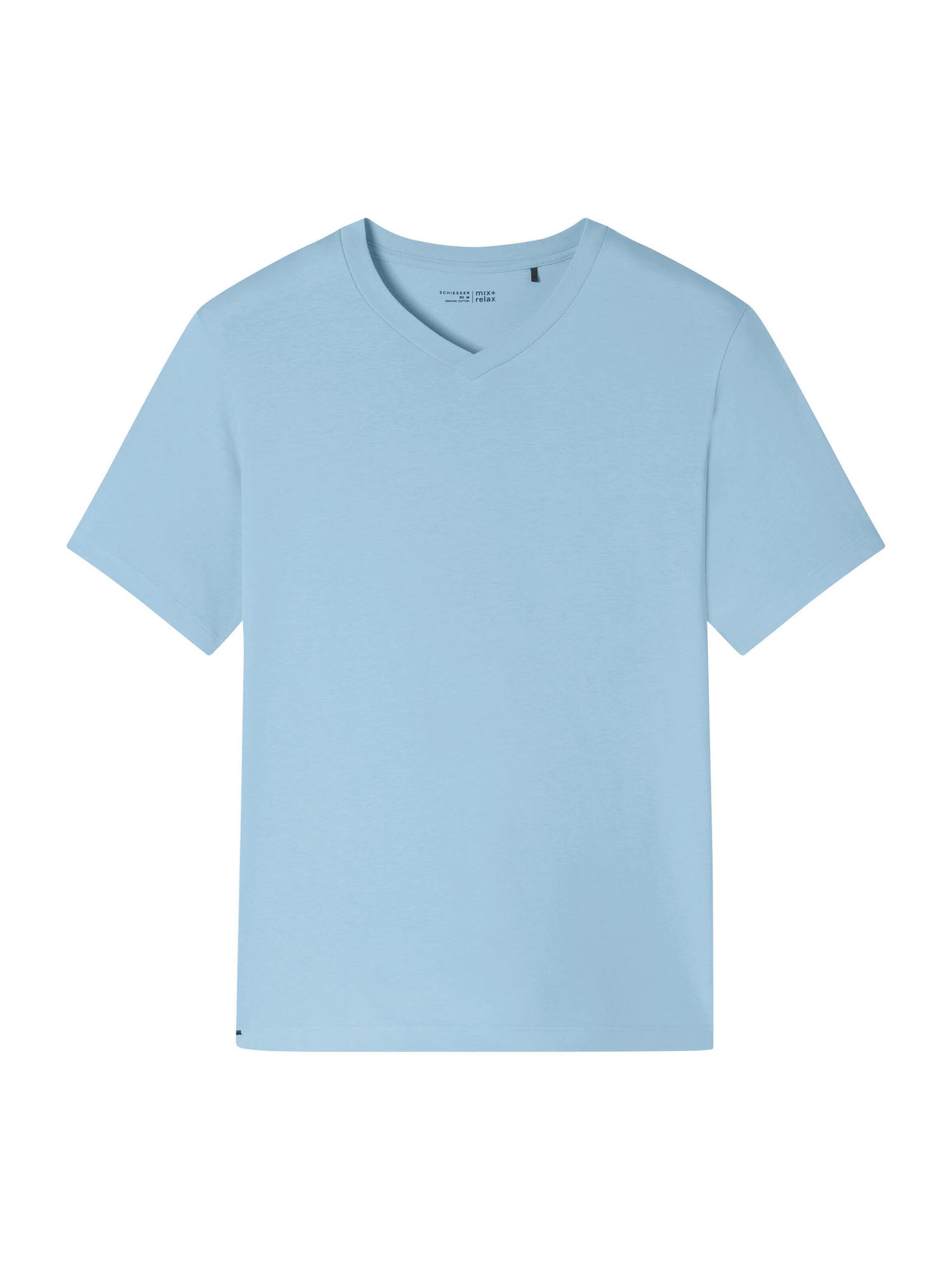 SCHIESSER T-Shirt ' Mix Relax ' en bleu clair, Vue avec produit