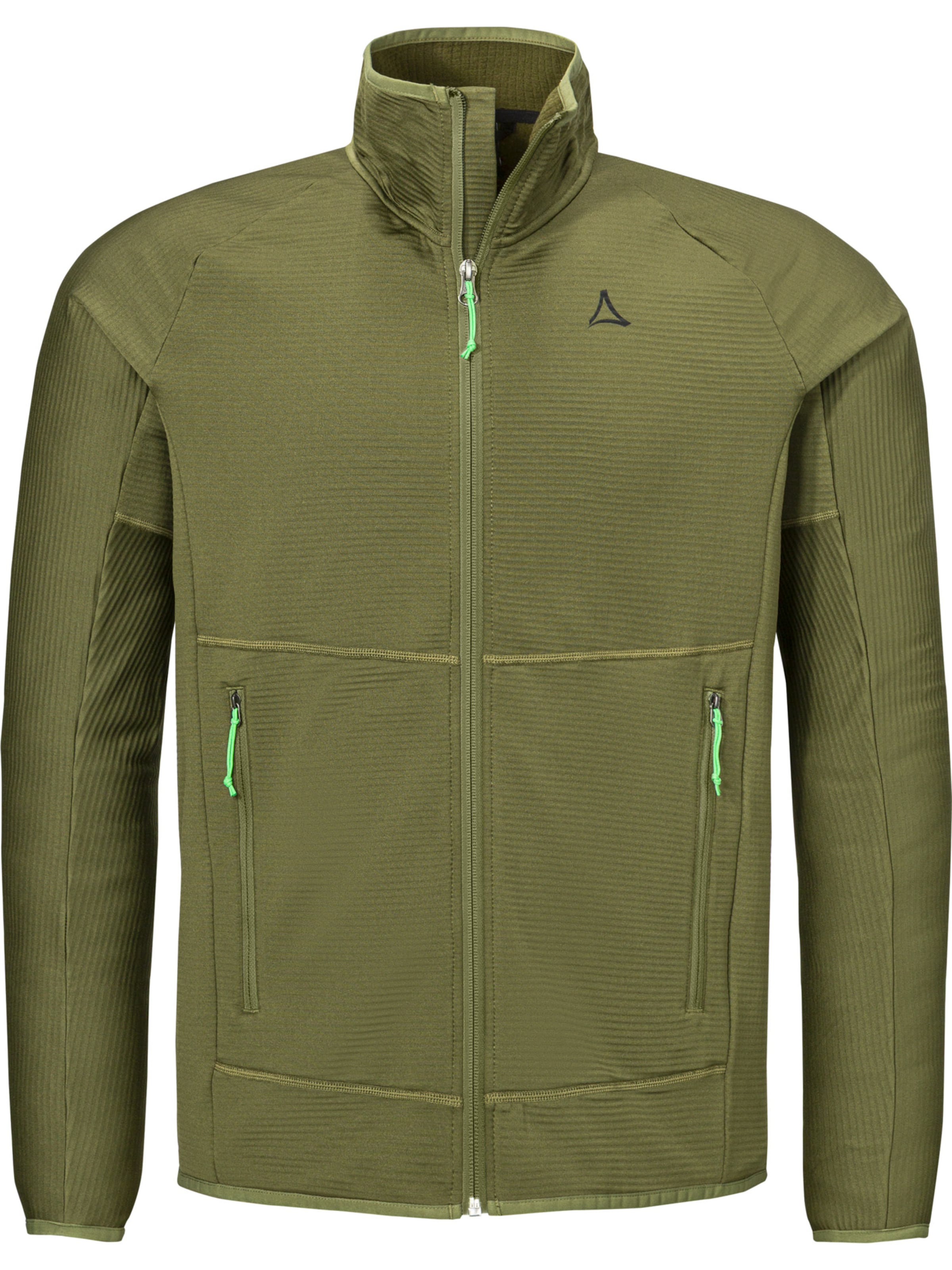 Schöffel Funktionele fleece-jas in Groen: voorkant