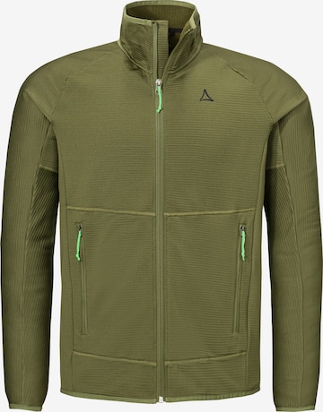 Schöffel Funktionele fleece-jas in Groen: voorkant