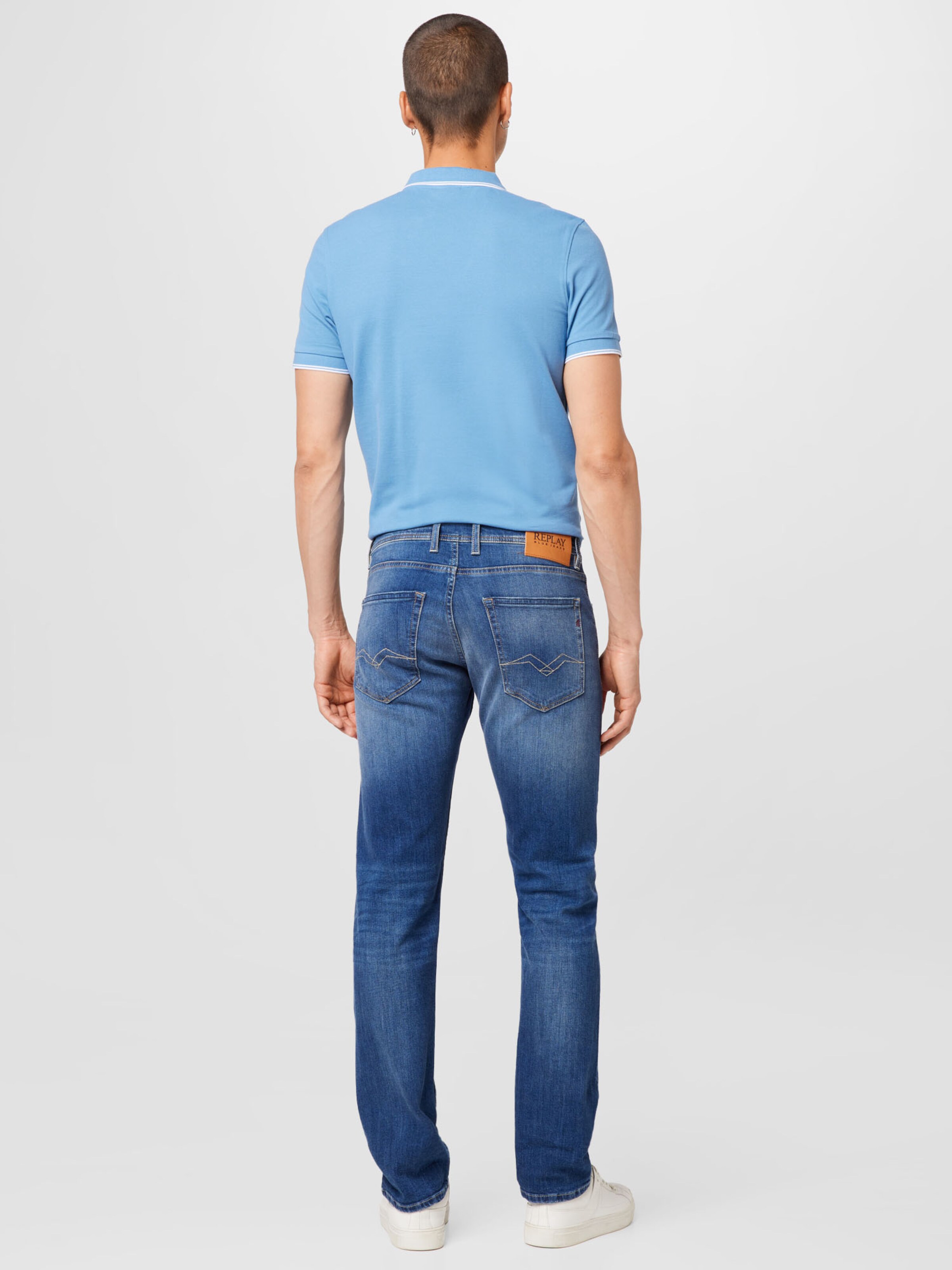 Männer Jeans REPLAY Jeans 'GROVER' in Blau - CE01619
