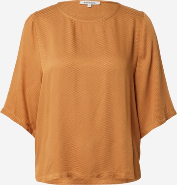 Soft Rebels Blouse 'Callie' in Brown: front