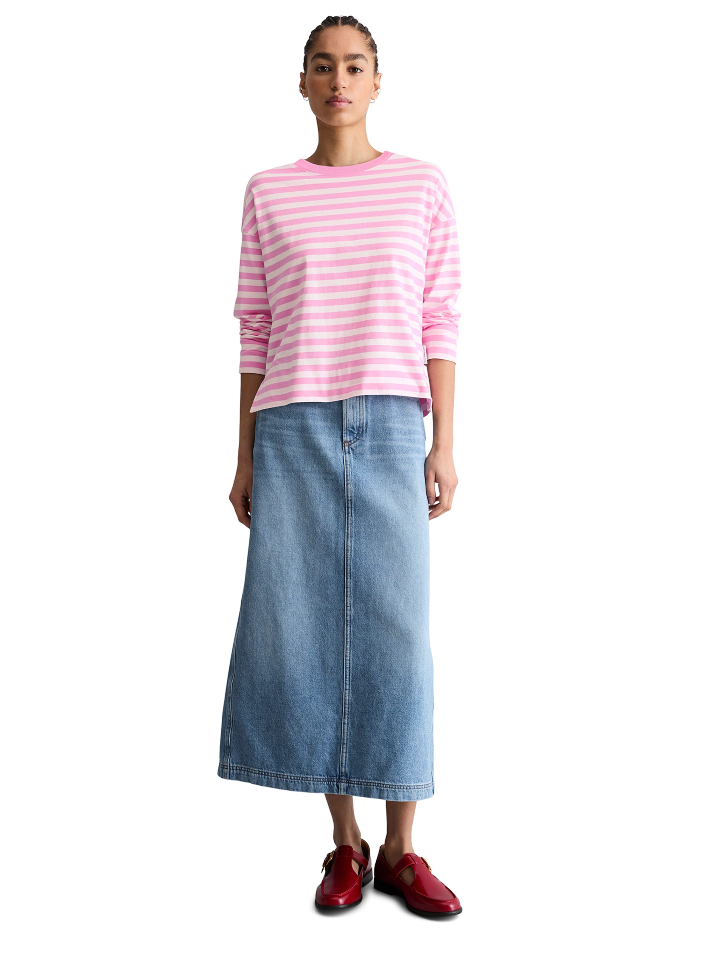 Marc O'Polo DENIM Футболка в Ярко-розовый