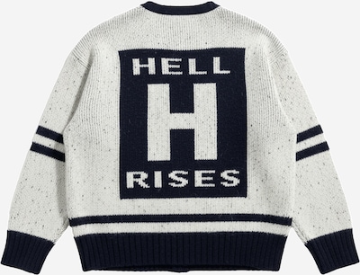 Kleidermafia Neulepaita 'Oversize Knit Letter Sweater - Navy Blue' koossa S värissä laivastonsininen, Tuotenäkymä
