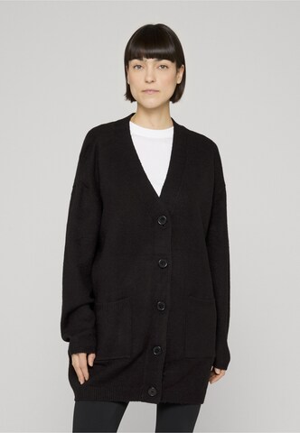 Urban Classics - Casaco de malha em preto: frente