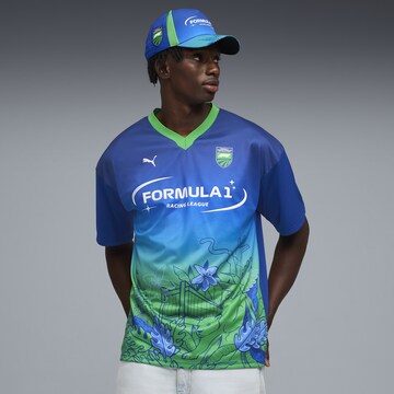 PUMA Tricot in Blauw: voorkant