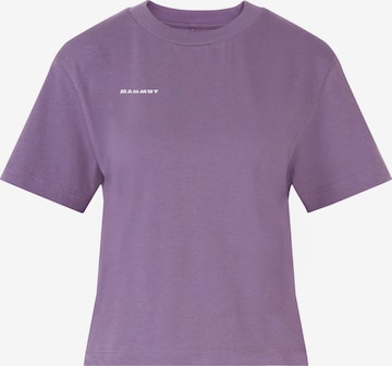 MAMMUT Funktionsshirt in Lila: Vorderseite