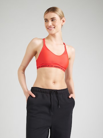 UNDER ARMOURBustier Sportski grudnjak - crvena boja: prednji dio