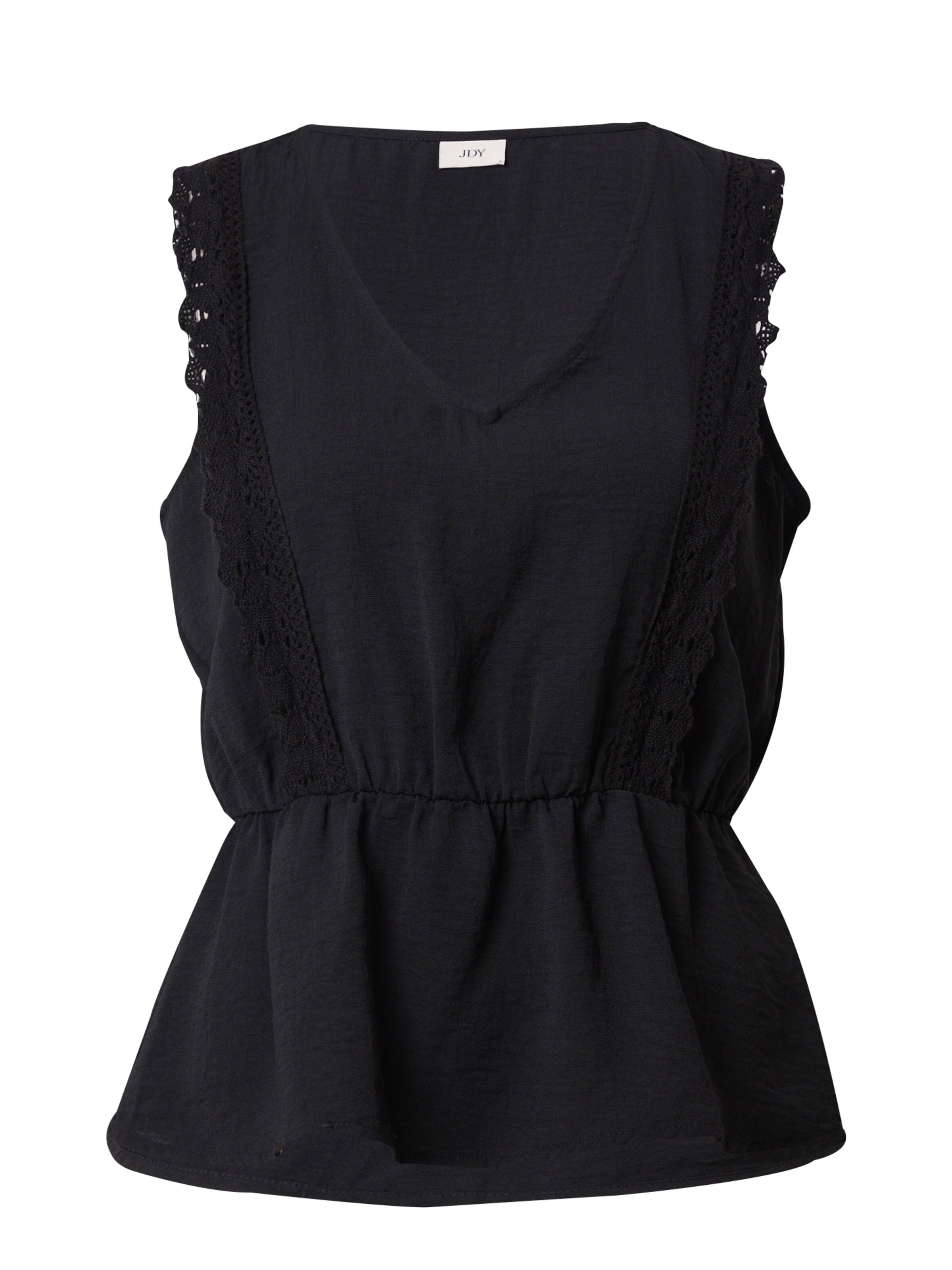 JDY Блуза 'DIVYA' в черно: отпред
