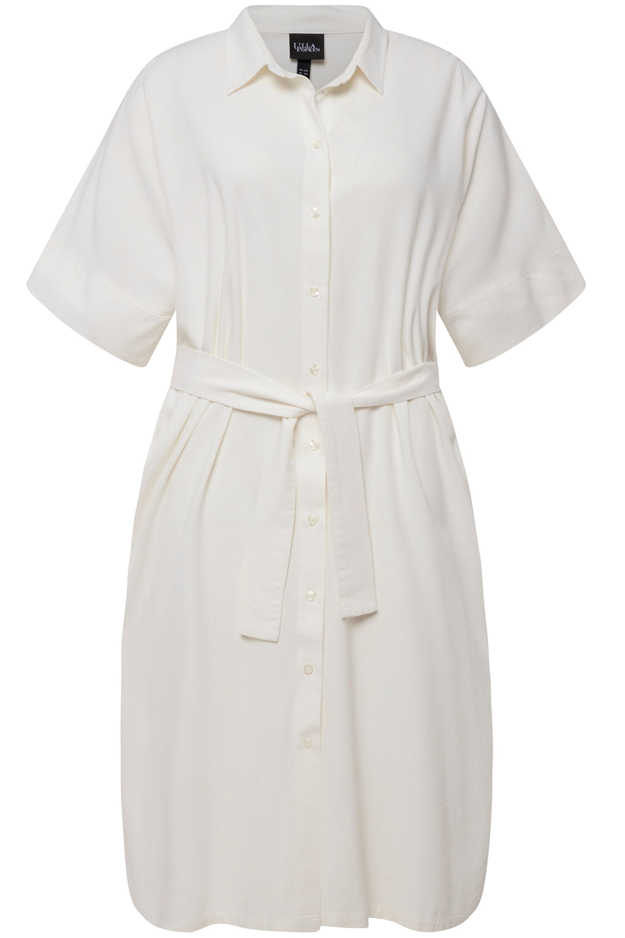 Ulla Popken Dress in White: front