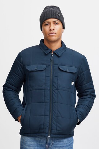 11 Project Between-Season Jacket in Blue: front