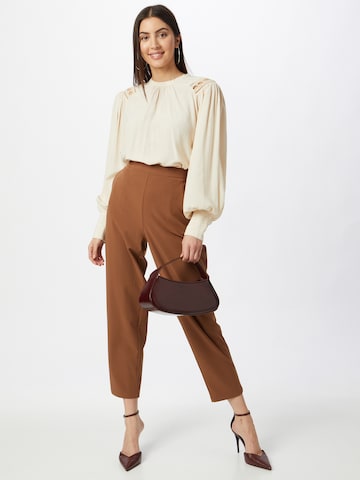Regular Pantalon chino 'OBJCECILIE NEW' OBJECT en marron