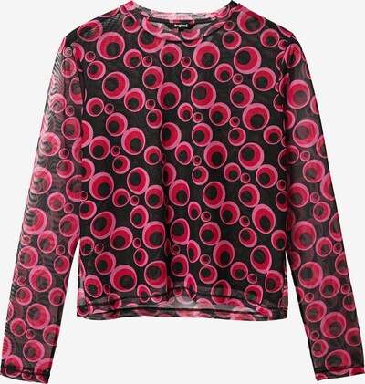 Desigual Shirt 'DARIA' in de kleur Pink / Rood / Zwart, Productweergave