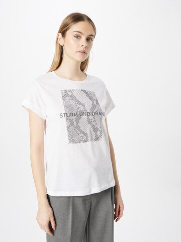 Sisley Koszulka w kolorze biały: przód