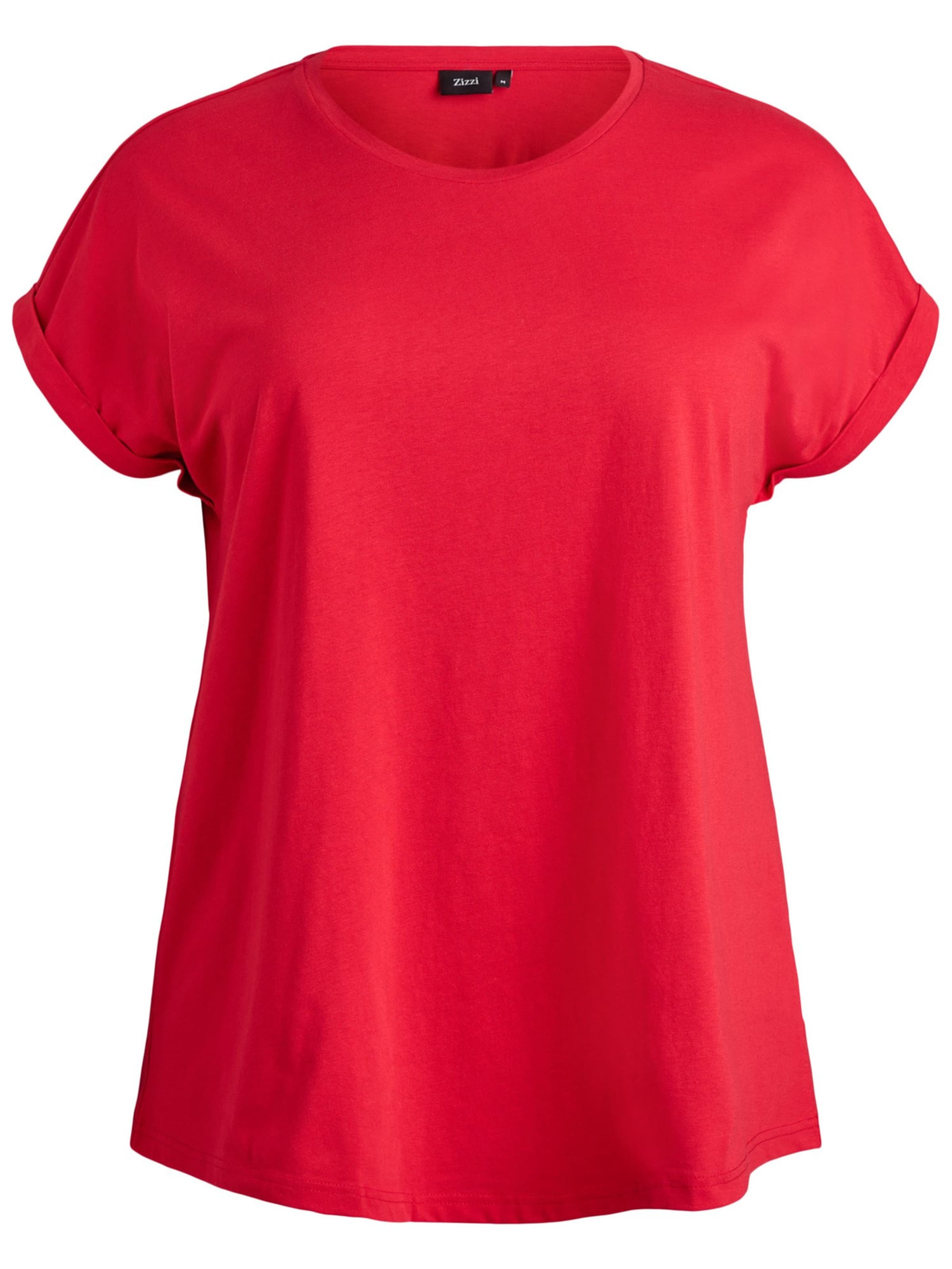 Zizzi Футболка 'MKatja' в Красный: спереди