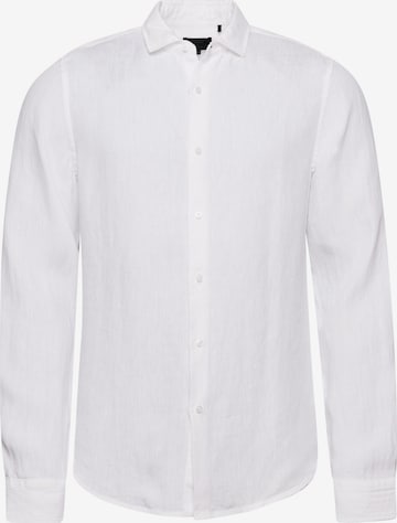 Superdry Button Up Shirt in White: front