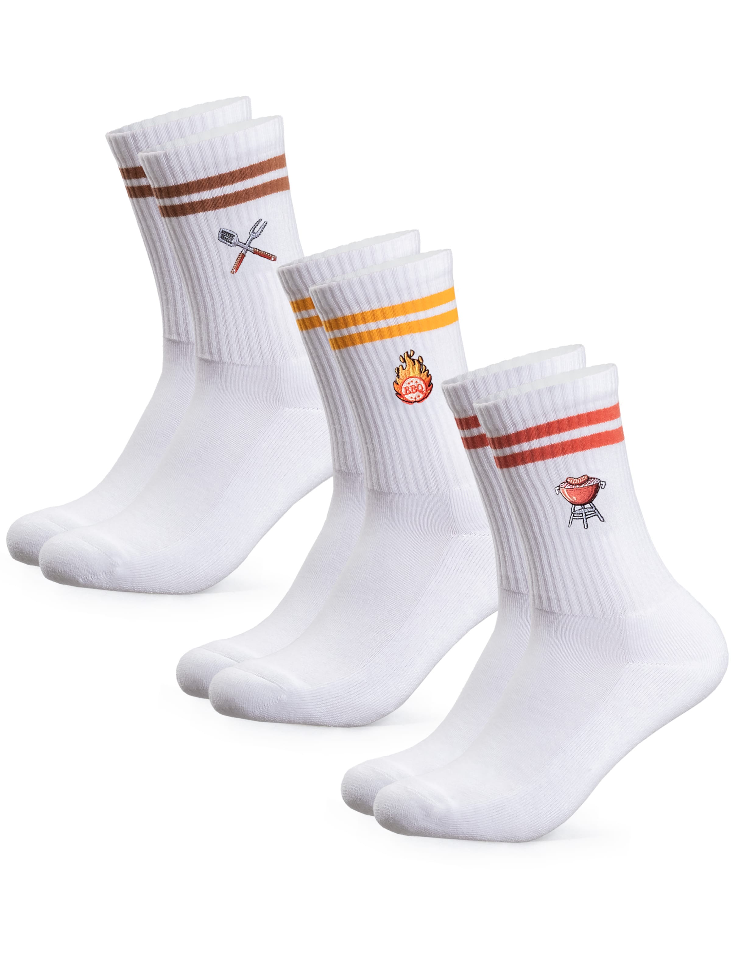 Occulto Sportsocken 'Rio'‌‌‌ in Weiß: Vorderseite
