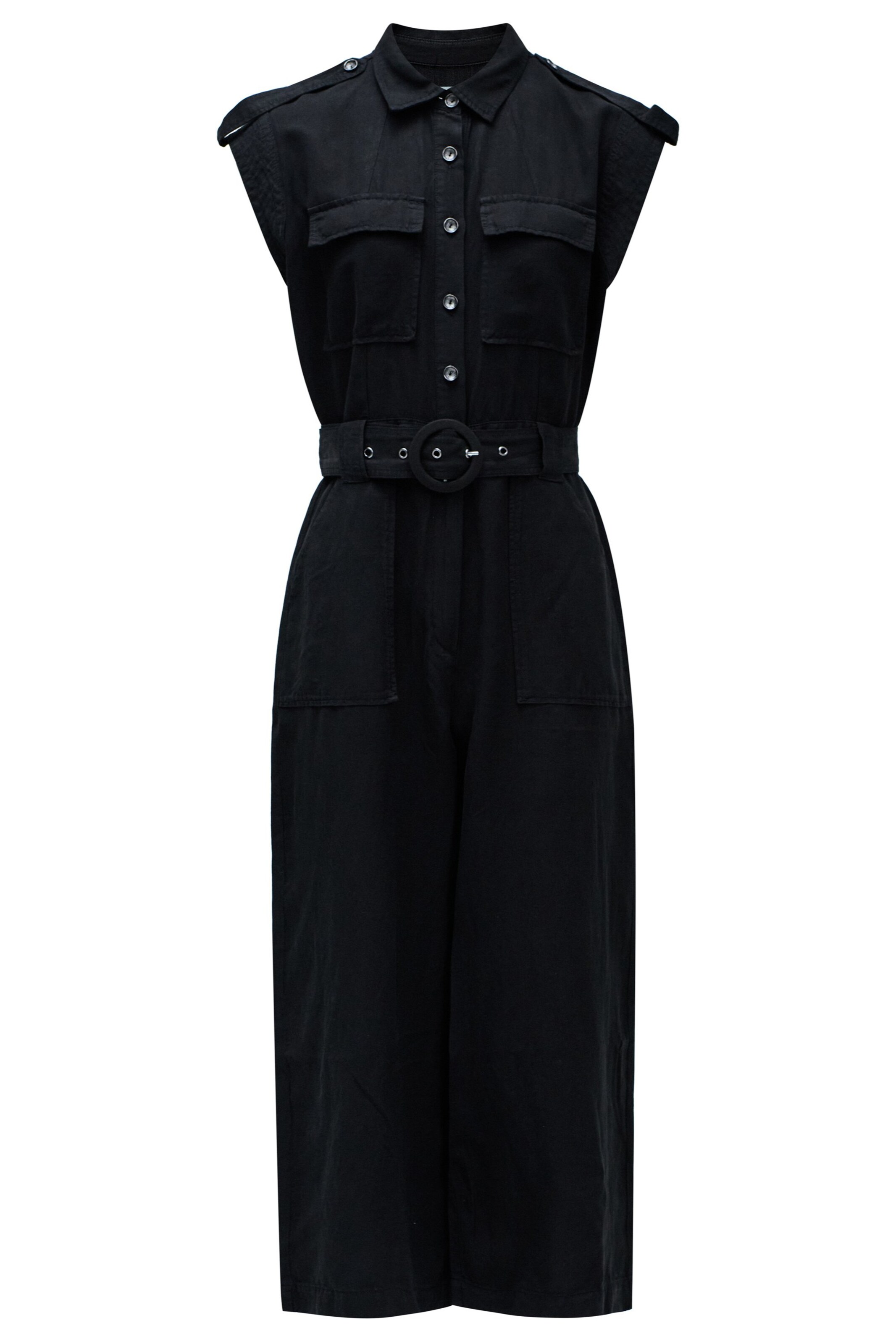 Salsa Jeans Jumpsuit in Black: front