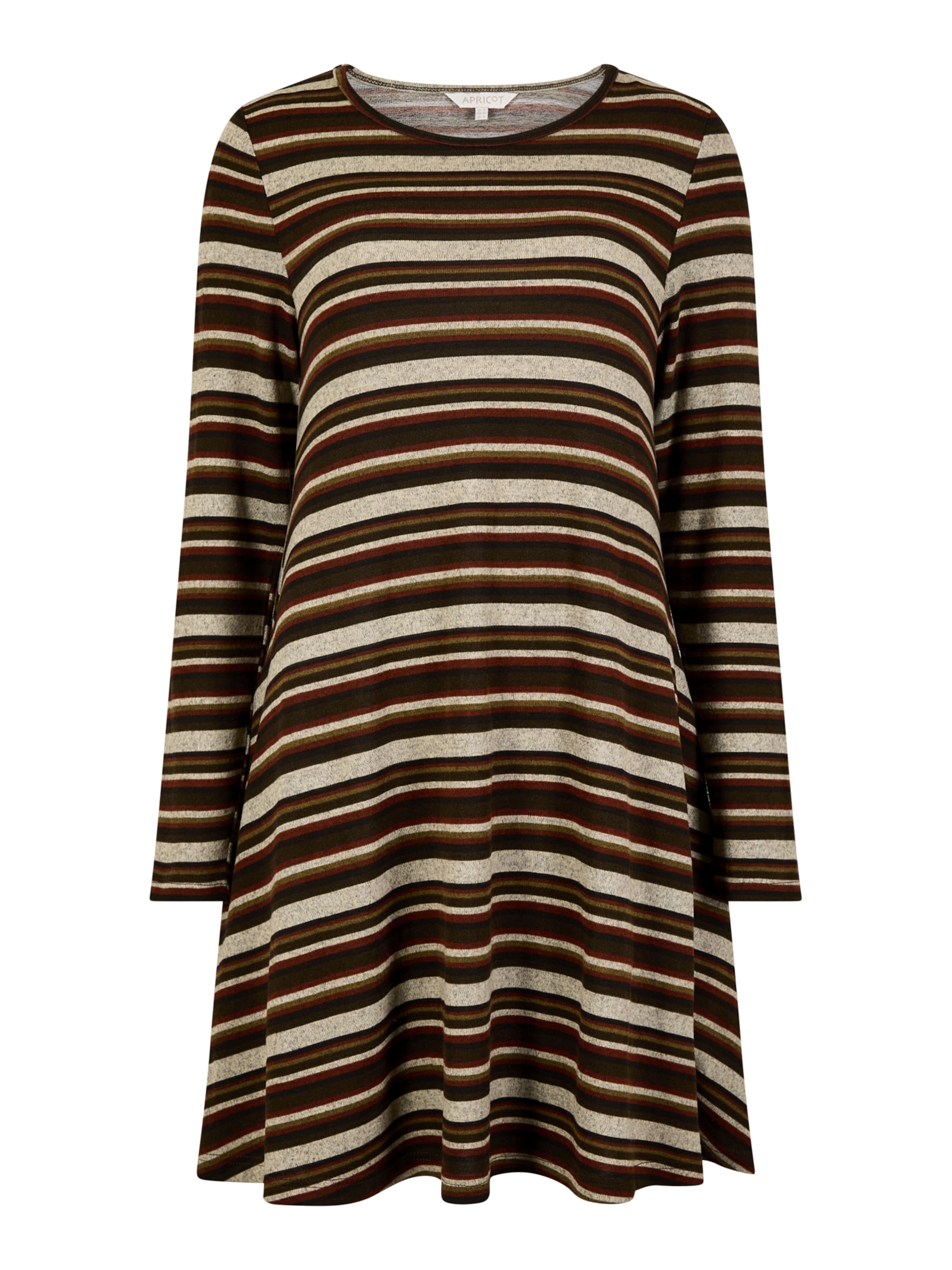 Apricot Kleid in Braun: Vorderseite