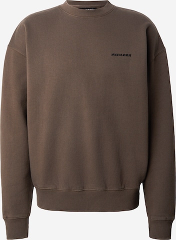 Sweat-shirt Pegador en marron : devant