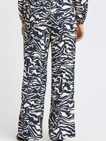 Wide leg Pantaloni con pieghe 'Ariana' di Fransa in blu