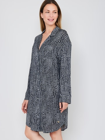 JOOP! - Camiseta de noche ' Luxe Modal Printed ' en gris: frente