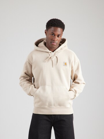 Carhartt WIP Mikina 'Nelson' – béžová: přední strana