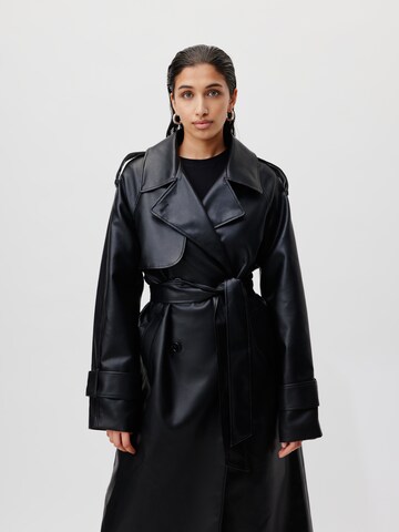 Manteau mi-saison 'Helene' LeGer by Lena Gercke en noir : devant