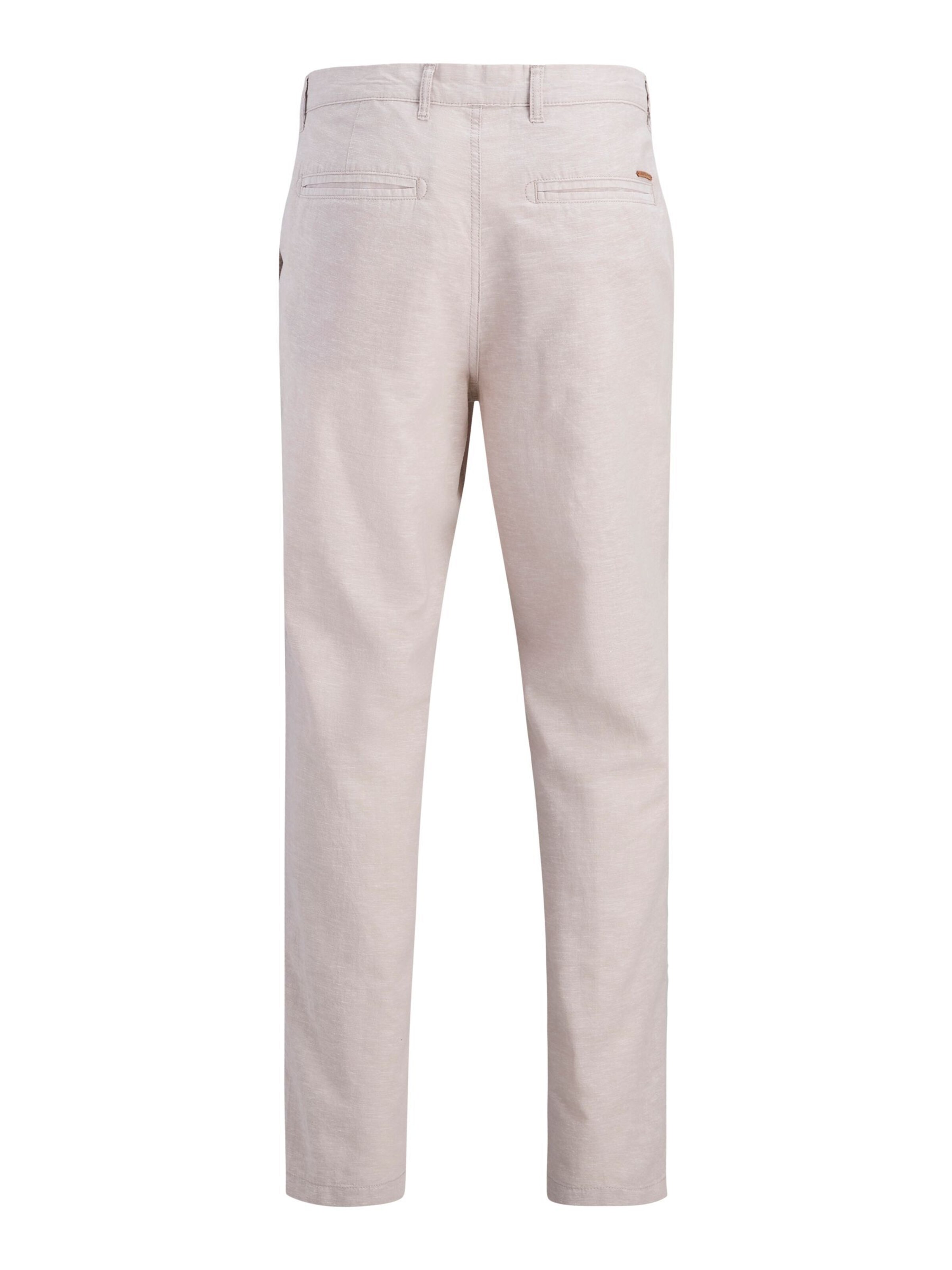 JACK & JONES regular Lærredsbukser i beige