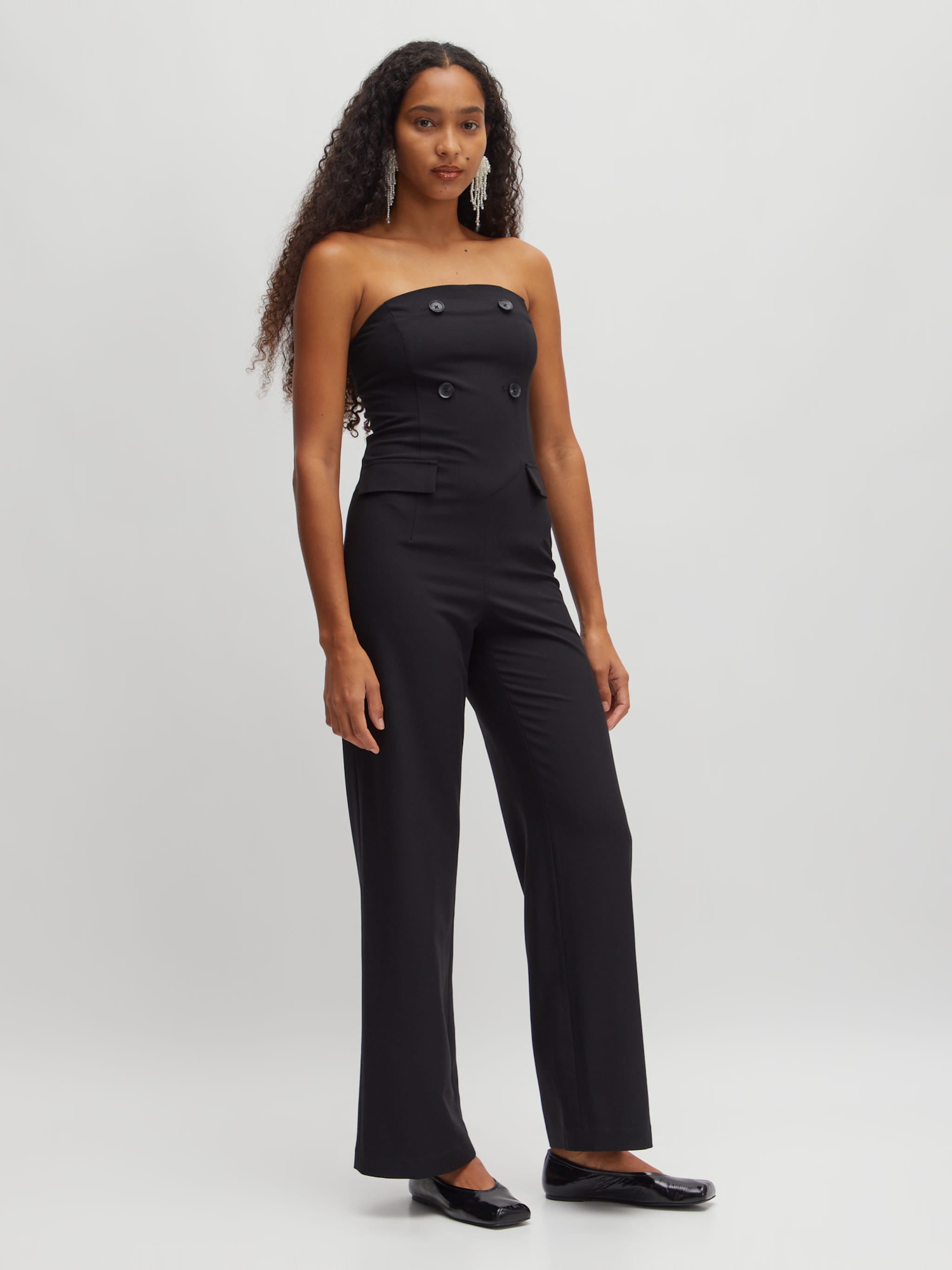 EDITED Producten Jumpsuit 'Kian' Zwart