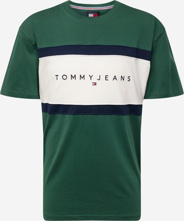 Tommy Jeans Shirt in Groen: voorkant