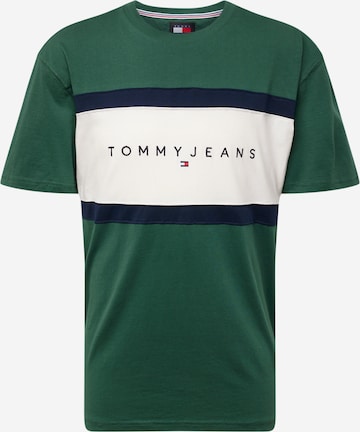 Tricou de la Tommy Jeans pe verde: față