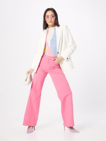 Fabienne Chapot Wide Leg Jeans 'Eva' in Pink