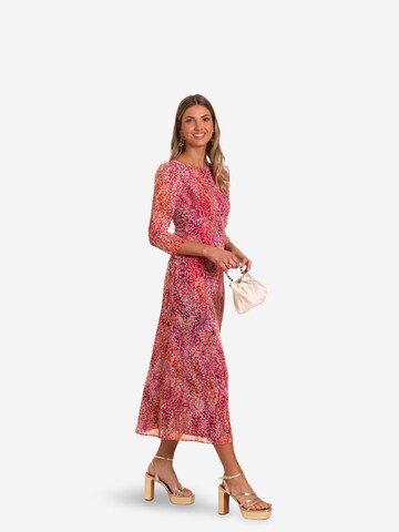 THE-ARE - Vestido em mistura de cores