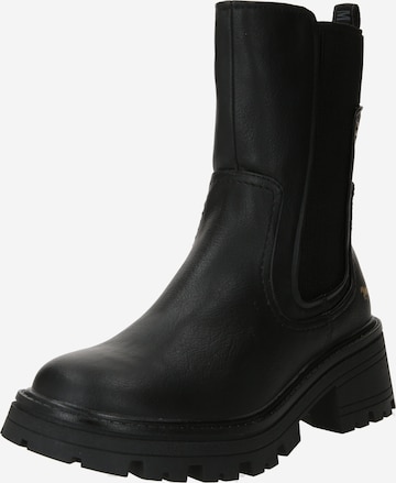 Bottines MUSTANG en noir : devant