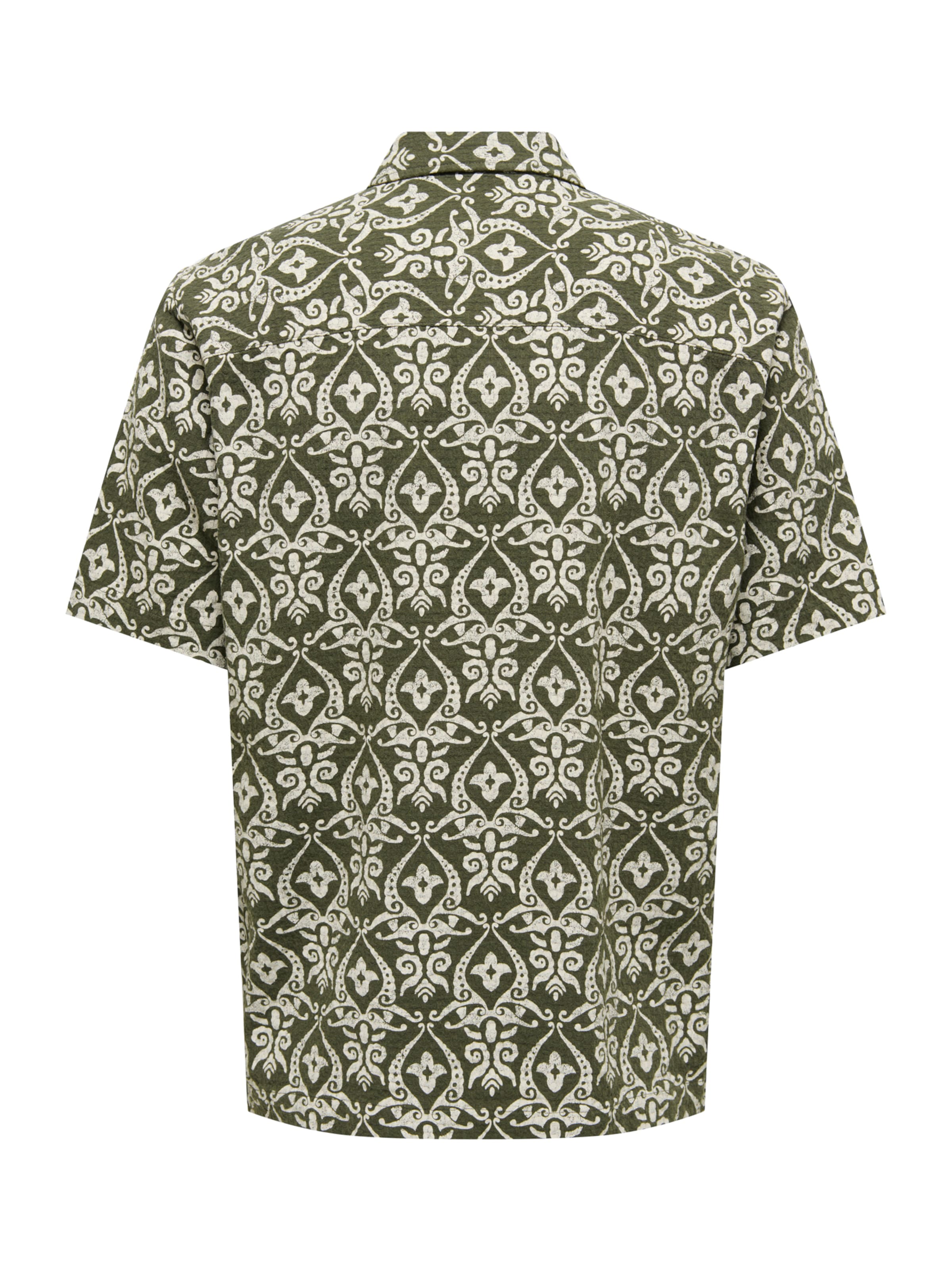 Only & Sons Regular fit Button Up Shirt 'ONSSEA' in Green