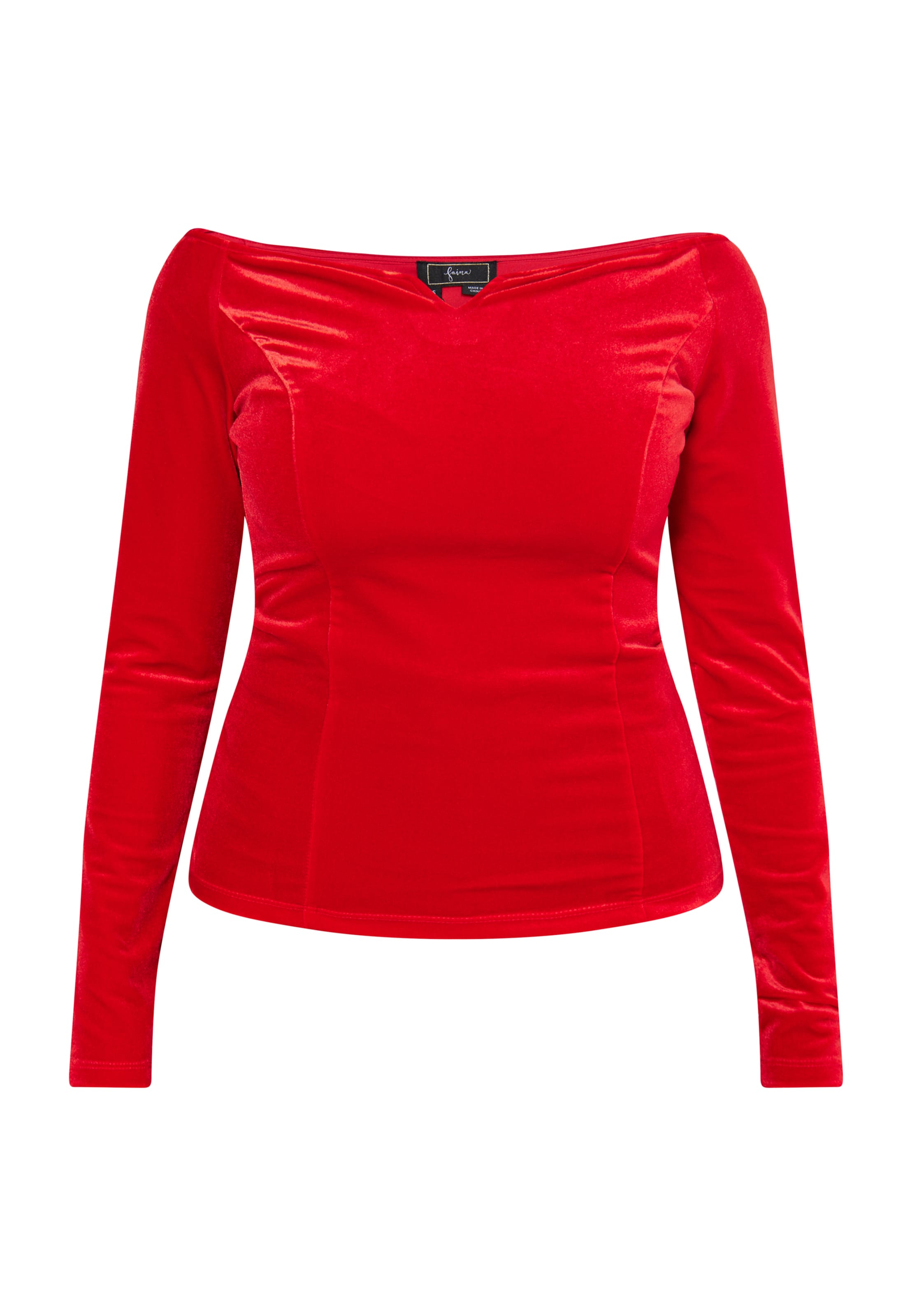 faina T-shirt i röd: framsida