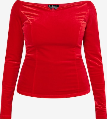 faina Shirt in Rot: predná strana