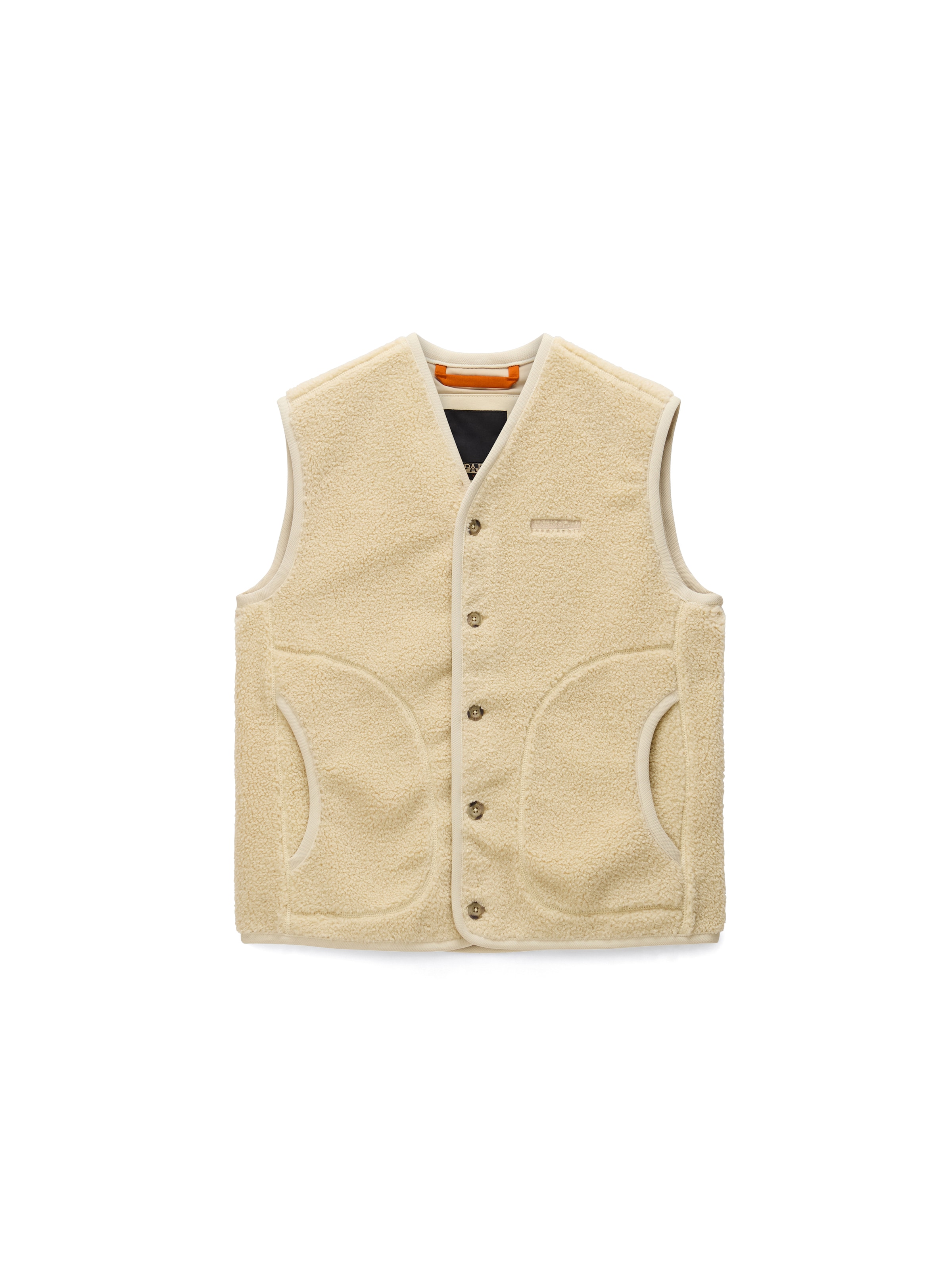 Gilet 'T-ROLDAL' NAPAPIJRI en beige : devant