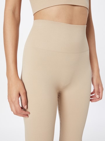 The Jogg Concept Skinny Leggings 'SAHANA' in Beige