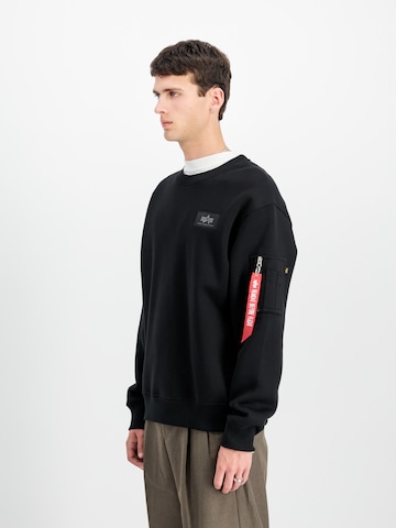 juoda ALPHA INDUSTRIES Megztinis be užsegimo