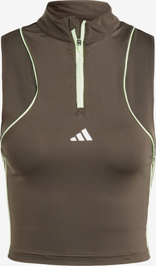 ADIDAS PERFORMANCE Sporttop 'Hyperglam' in oliv / neongrün, Produktansicht