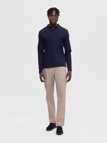 Maglietta 'Toulouse' di SELECTED HOMME in blu