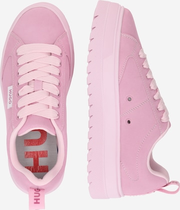 Sneaker low 'Lyssa' de la HUGO pe roz