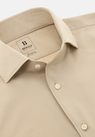 Boggi Milano Regular fit Button Up Shirt in Beige