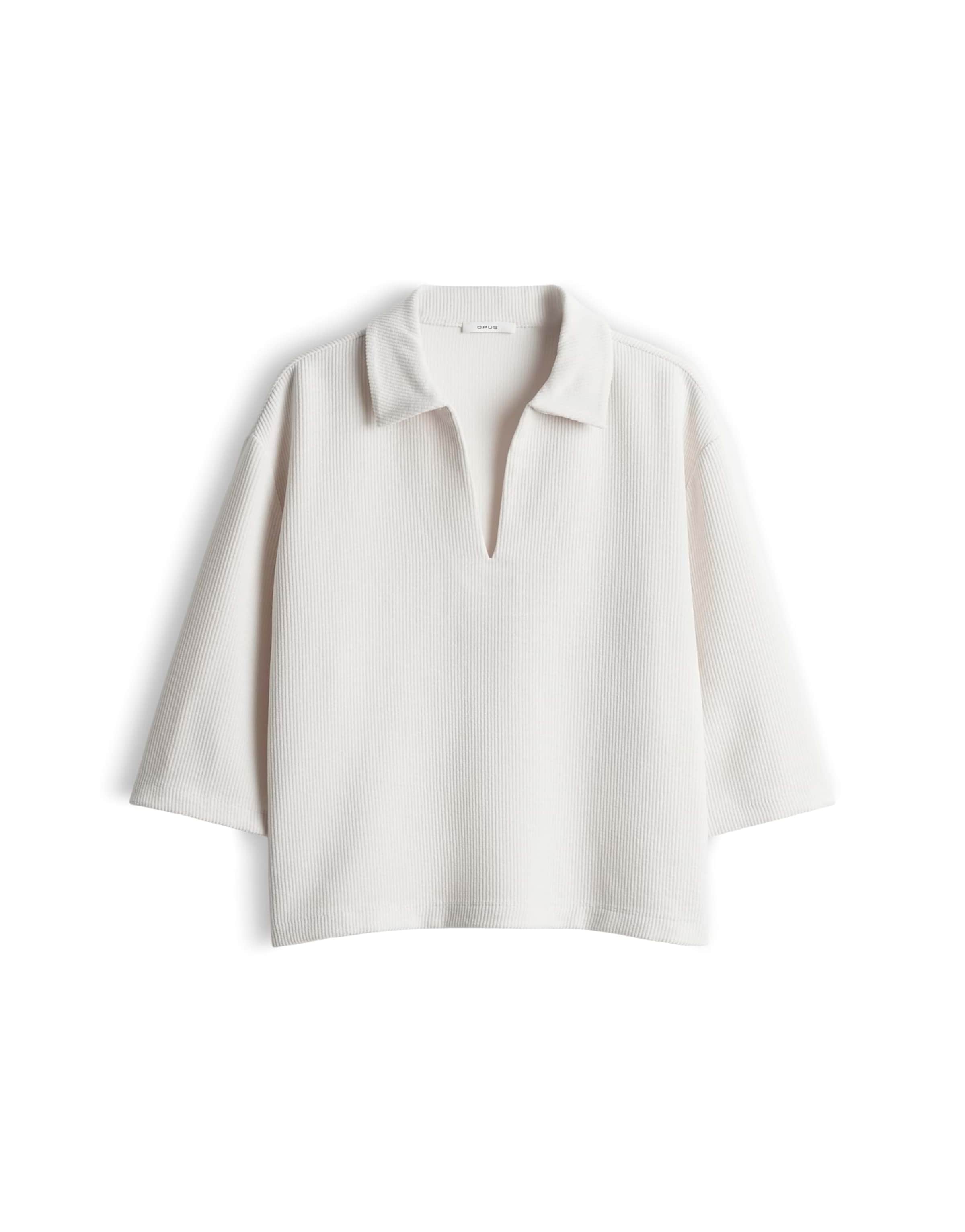 Tricou 'Gicky' de la OPUS pe bej: față